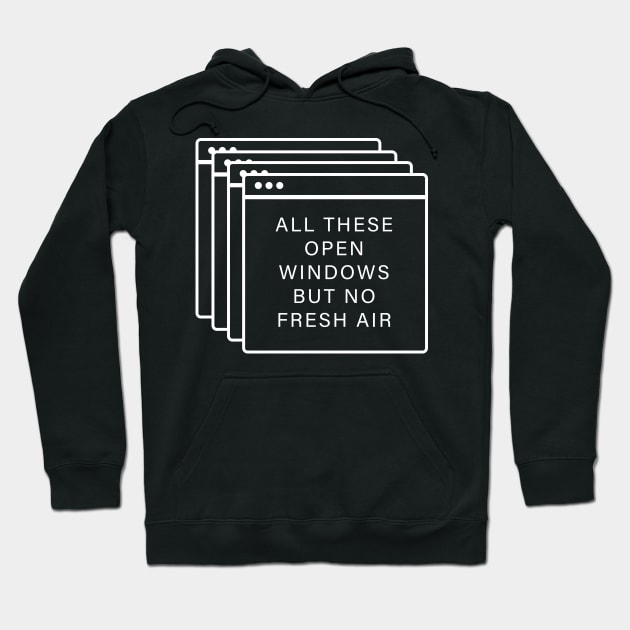 Windows windows - All these open windows Hoodie by Quentin1984